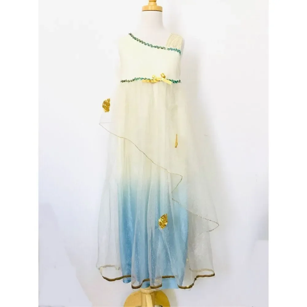 Girls M(8-10) Greek Goddess Halloween Dress-up Costume